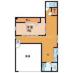 五島町駅 徒歩19分 1階の物件間取画像